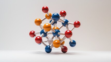 Colorful molecular structure