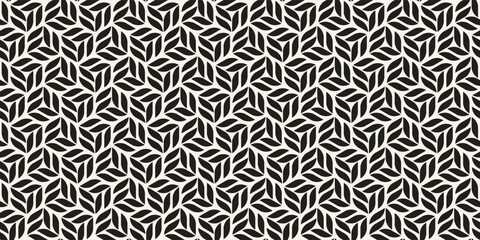 Fototapeta premium Vector seamless pattern. Modern stylish abstract texture. Repeating geometric tiles from striped elements