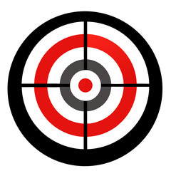 Vector Illustration Of Target Goal Focus Achievement And Precision Concept Symbol
