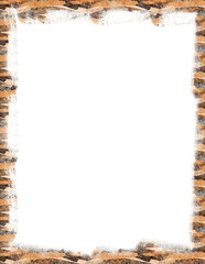 paper retro collage frame