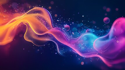 Obraz premium Fluid surface shaped in elegant style high resolution picture