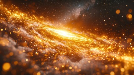 Cosmic spiral galaxy