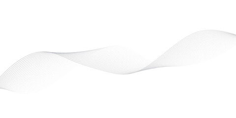 abstract Grey wave line background on white background.	
