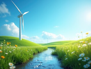 Renewable Energy Meadow