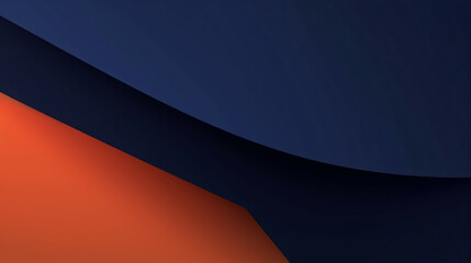 Minimalistic dark background with orange and blue flowing wave shapes, perfect for tech presentations and banners.

