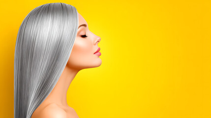 Futuristic AI Beauty in 2050 Cyber Fashion cencept