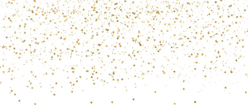 gold glitter element