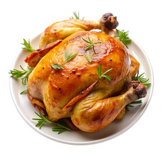 roasted chicken with potatoes