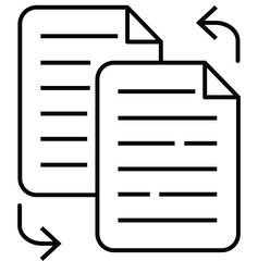 Data Copy Icon Vector Icon