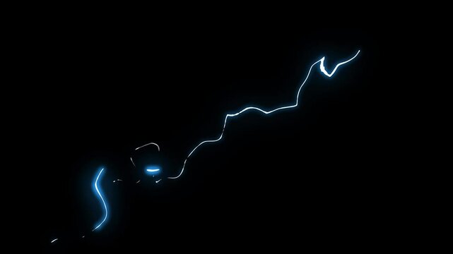 Electric lightning effects FX pack of 2d motion graphics elements. Drag and drop, easily change colors. Pre-rendered with alpha channel