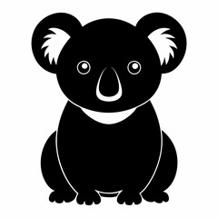 Simple Koala Silhouette Design