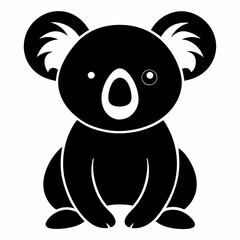 Obraz premium Simple Koala Silhouette Design