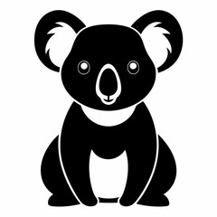 Simple Koala Silhouette Design
