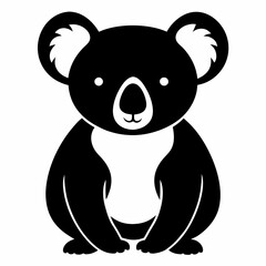 Simple Koala Silhouette Design