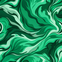 Abstract emerald marble vector pattern. Elegant vector seamless background.