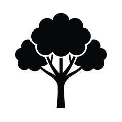 Trees Vector Icon Simple And Clean Icon Isolated