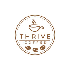 Ignite your brand with this coffee logo—perfect for cafés, coffee roasters, and beverage startups. Warm, inviting design ideal for packaging, websites, and marketing materials.