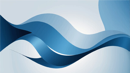 Abstract blue background with white lines