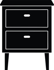 chest of drawers isolated