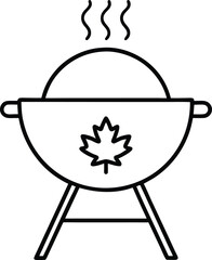 cooking on the barbecue