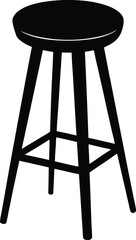 wooden chair isolated on white