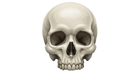 Isolated Human Skull
