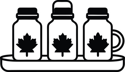 vector illustration of a bottle