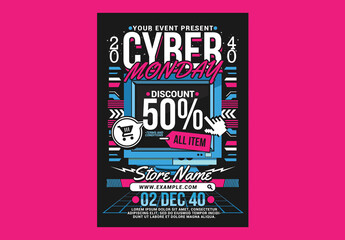 Cyber Monday Event Flyer