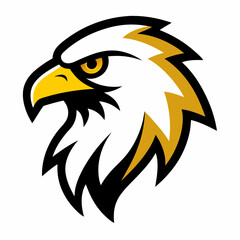 Fototapeta premium Eagle Icon Printable Design Patriotic Digital Art for Shirts, Posters, and Crafts