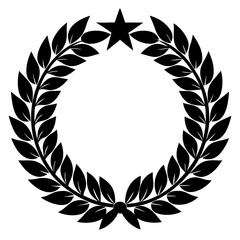 Wreath Icon 
Printable Design Patriotic Digital Art for Shirts, Posters, and Crafts