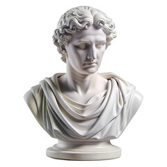 Classic Greek Bust Sculpture: Statue Image