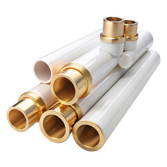 Fototapeta premium stack of metal pipes