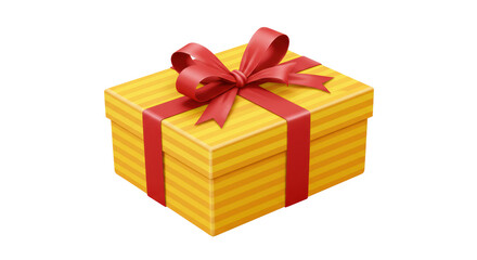 Isolated gift box