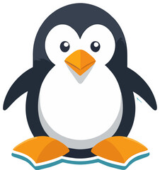 Penguin Logo Flat Style for Companies