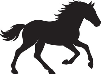 horse silhouette Vector | Minimalist & Trendy horse Silhouette Design | Unique & Stylish horse Artwork for Vector design
