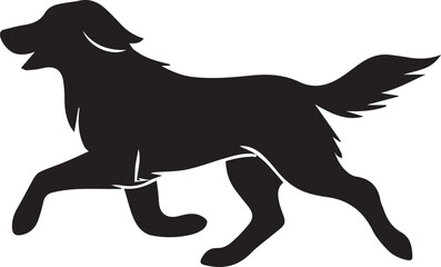 Dog silhouette Vector | Minimalist & Trendy Dog Silhouette Design | Unique & Stylish Dog Artwork for Vector design