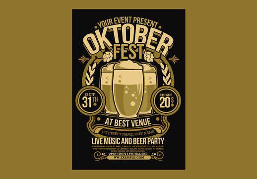 Oktoberfest Flyer Template