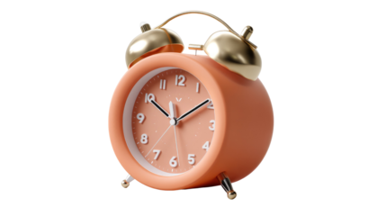 Vintage Charm: A beautifully crafted alarm clock, blending timeless elegance with a retro appeal, perfect for adding a touch of nostalgia and function to any interior.