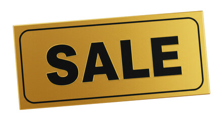 Isolated Sale Sign