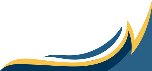 Sharp Blue Geometric Accent with Copy Space - Modern Vector Background