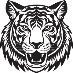 Tiger Head Vector Graphic Vector