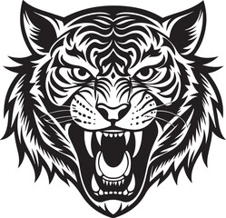 Tiger Head Vector Graphic Vector