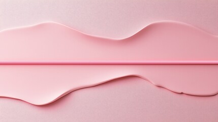 Pink abstract design with a horizontal line dividing it into two sections.