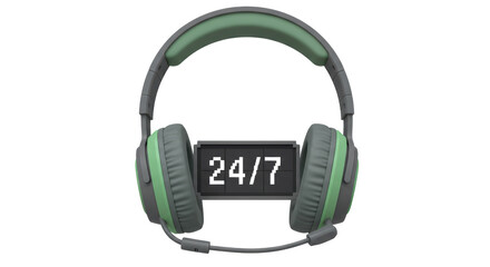 Isolated Headset 24/7