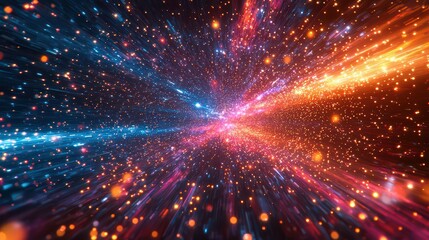 Fototapeta premium Abstract cosmic background with starry details jpeg background image