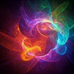 Fototapeta premium fractal flame background