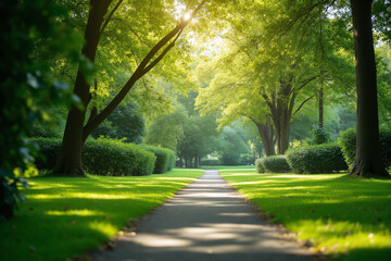 dirt road in the middle of a lush green forest1 2
