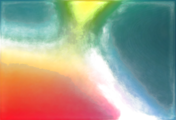 vibrant tropical gradient mesh colorful abstract