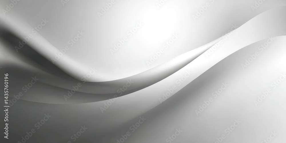 Poster a white background with a wavy line