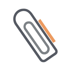 Obraz premium Gray utility knife icon illustration on black background